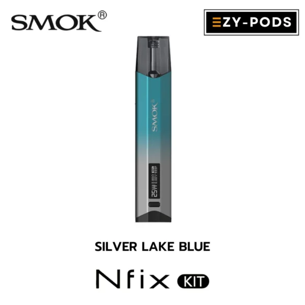 Smok Nfix Pod สี Silver Lake Blue พอตบุหรี่ไฟฟ้า