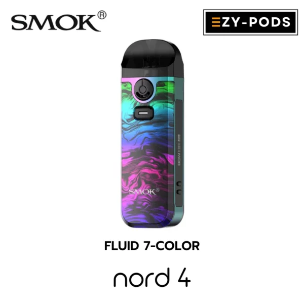 Smok Nord 4 สี Fluid 7-Color พอตบุหรี่ไฟฟ้า