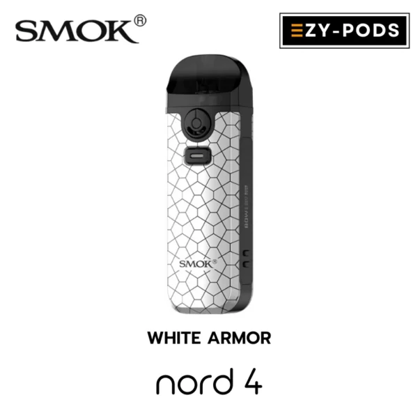 Smok Nord 4 สี White Armor พอตบุหรี่ไฟฟ้า