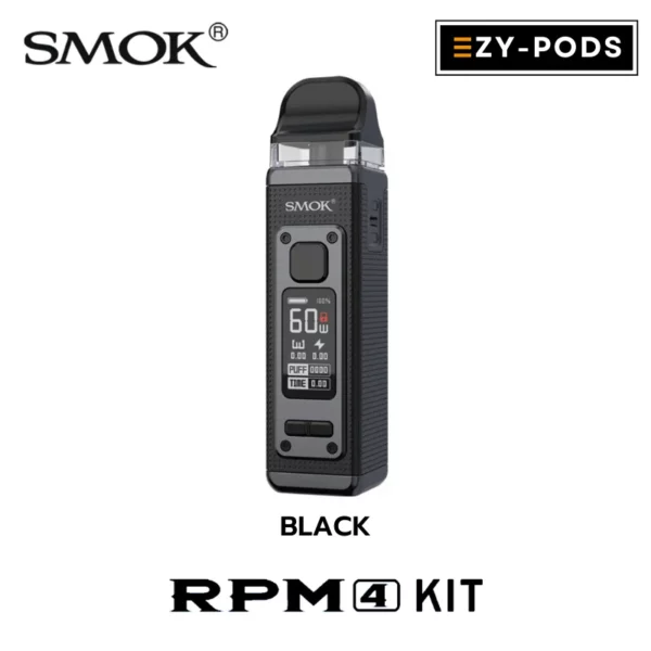 Smok RPM 4 สี Black พอตบุหรี่ไฟฟ้า
