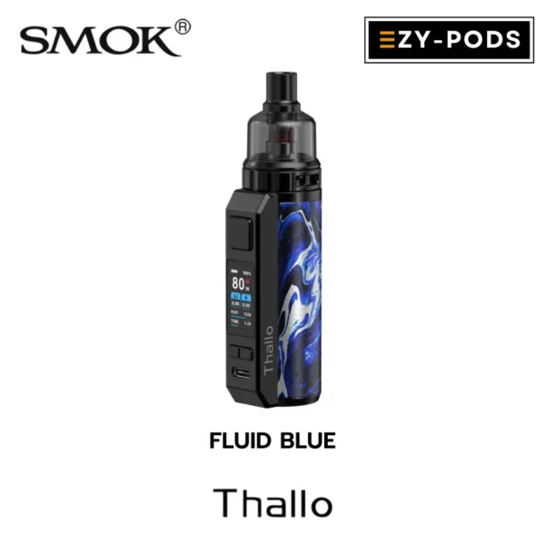 Smok Thallo Kit สี Fluid Blue พอตบุหรี่ไฟฟ้า