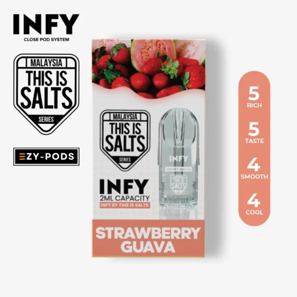 หัวพอต Infy by This is Salt กลิ่น Strawberry Guava