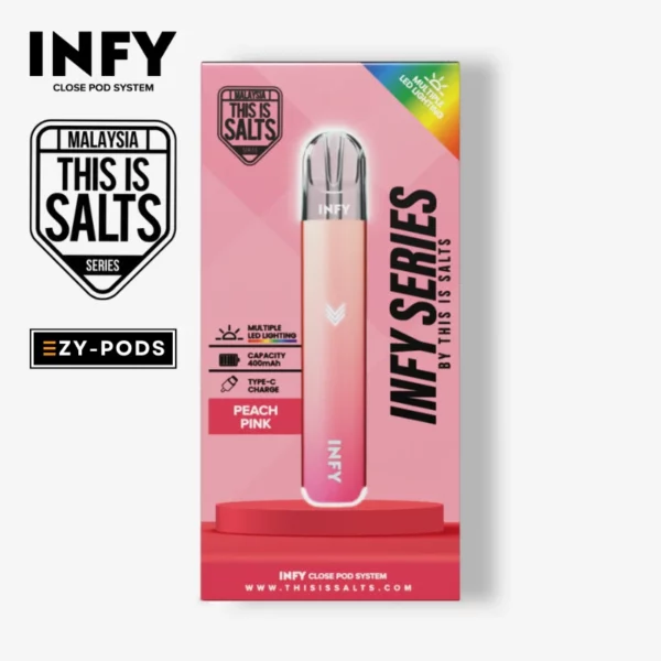 พอตเปลี่ยนหัว Infy by This is Salt สี Peach Pink
