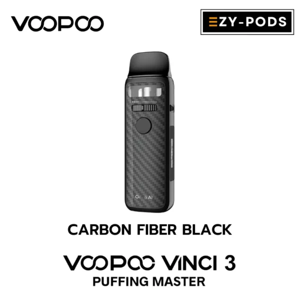 Voopoo Vinci 3 สี Carbon Fiber Black พอตบุหรี่ไฟฟ้า
