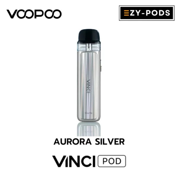 Voopoo Vinci Pod สี Aurora Silver พอตบุหรี่ไฟฟ้า