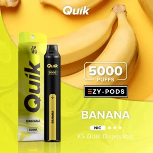 KS Quik 5000 คำ กลิ่น Banana พอตใช้แล้วทิ้ง