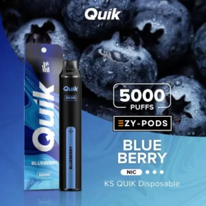 KS Quik 5000 คำ กลิ่น Blueberry พอตใช้แล้วทิ้ง