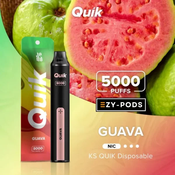KS Quik 5000 คำ กลิ่น Guava พอตใช้แล้วทิ้ง