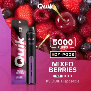 KS Quik 5000 คำ กลิ่น Mixed Berries พอตใช้แล้วทิ้ง