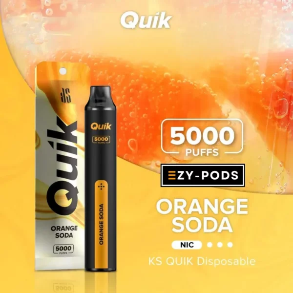 KS Quik 5000 คำ กลิ่น Orange Soda พอตใช้แล้วทิ้ง