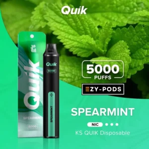 KS Quik 5000 คำ กลิ่น Spearmint พอตใช้แล้วทิ้ง