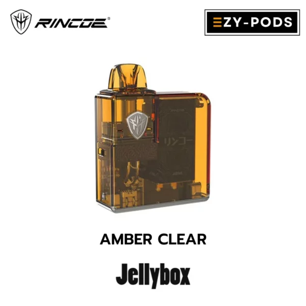 Rincoe Jellybox Nano สี Amber Clear พอตบุหรี่ไฟฟ้า