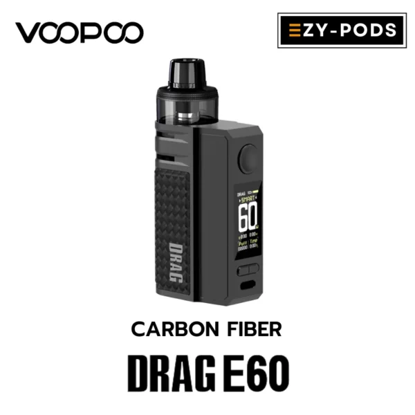 Voopoo Drag E60 สี Carbon Fiber
