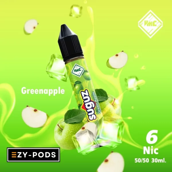 น้ำยาฟรีเบส VMC กลิ่น Suguz Green Apple