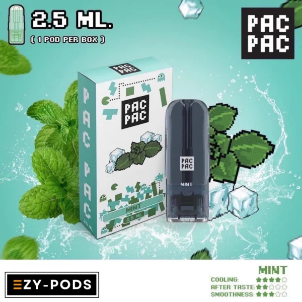 หัวพอต PACPAC 2.5 ml กลิ่น มิ้นท์