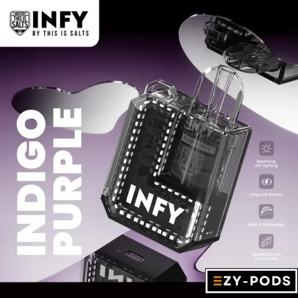 INFY Cube Box พอตเปลี่ยนหัว Indigo Purple