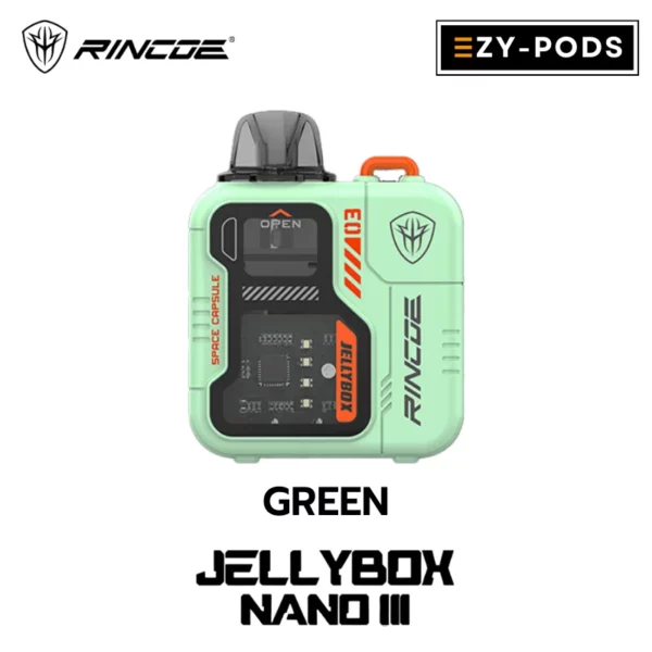 Rincoe Jellybox Nano 3 Green พอตบุหรี่ไฟฟ้า