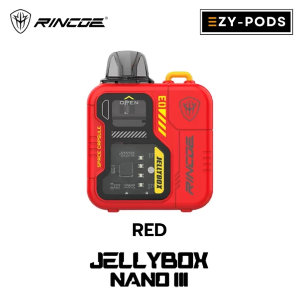 Rincoe Jellybox Nano 3 Red พอตบุหรี่ไฟฟ้า