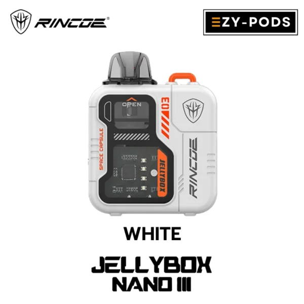 Rincoe Jellybox Nano 3 White พอตบุหรี่ไฟฟ้า