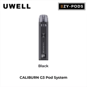 UWELL Caliburn G3 Black พอตบุหรี่ไฟฟ้า