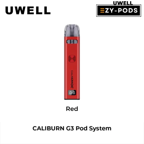 UWELL Caliburn G3 Red พอตบุหรี่ไฟฟ้า